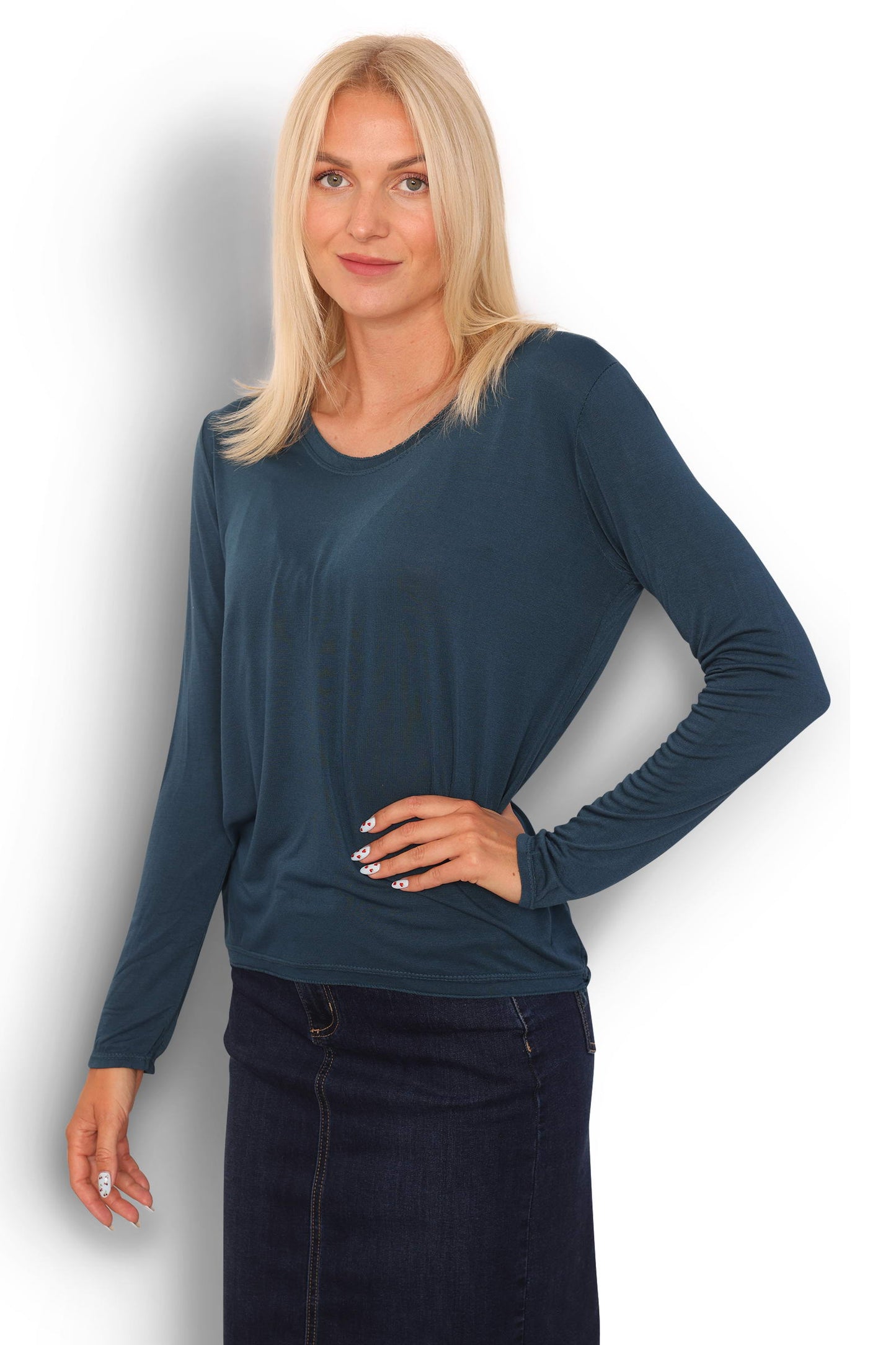 1391 LONG SLEEVES/DARK PETROL