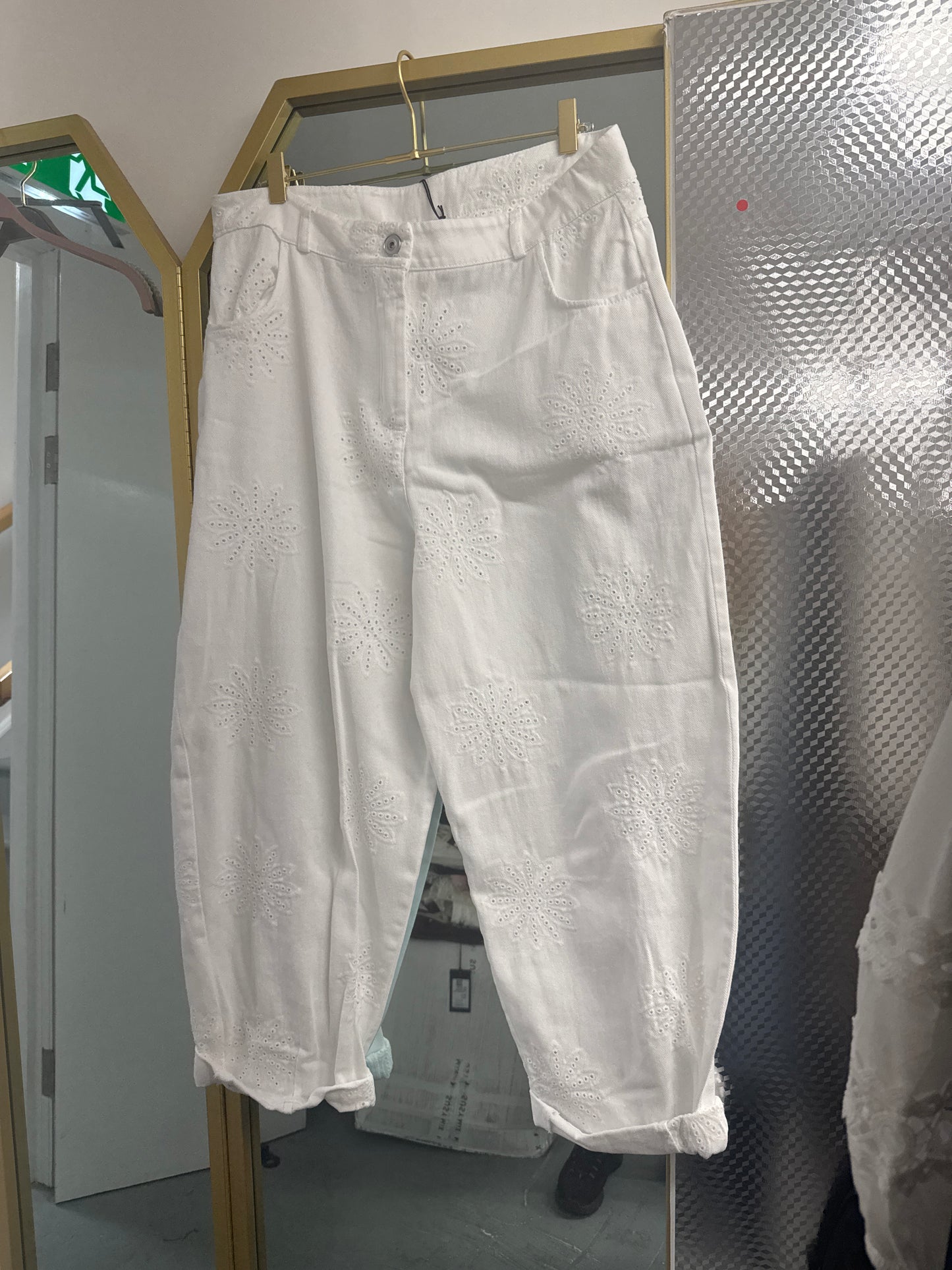 Broderie Trousers