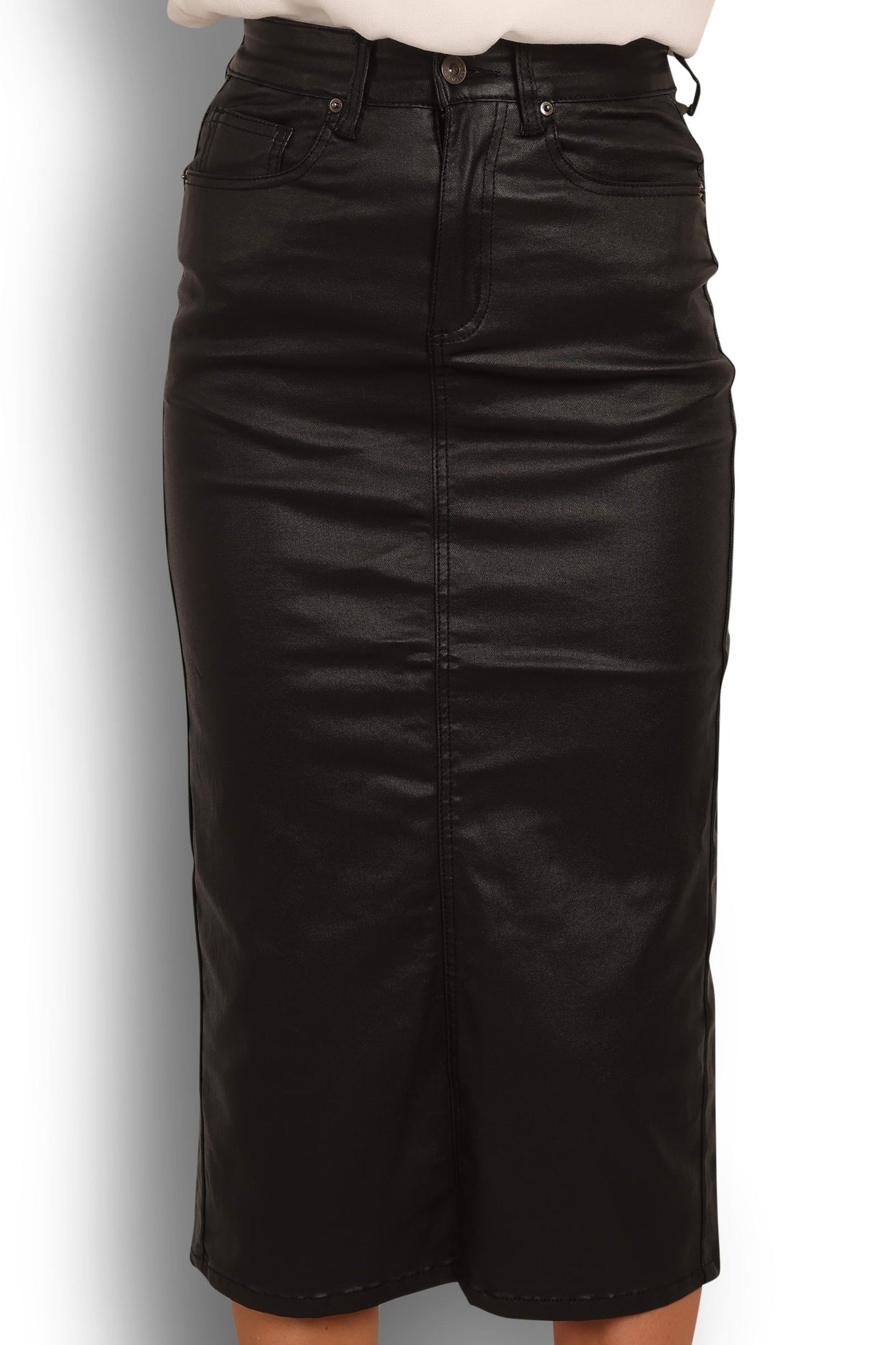 7501 LEATHER SKIRT