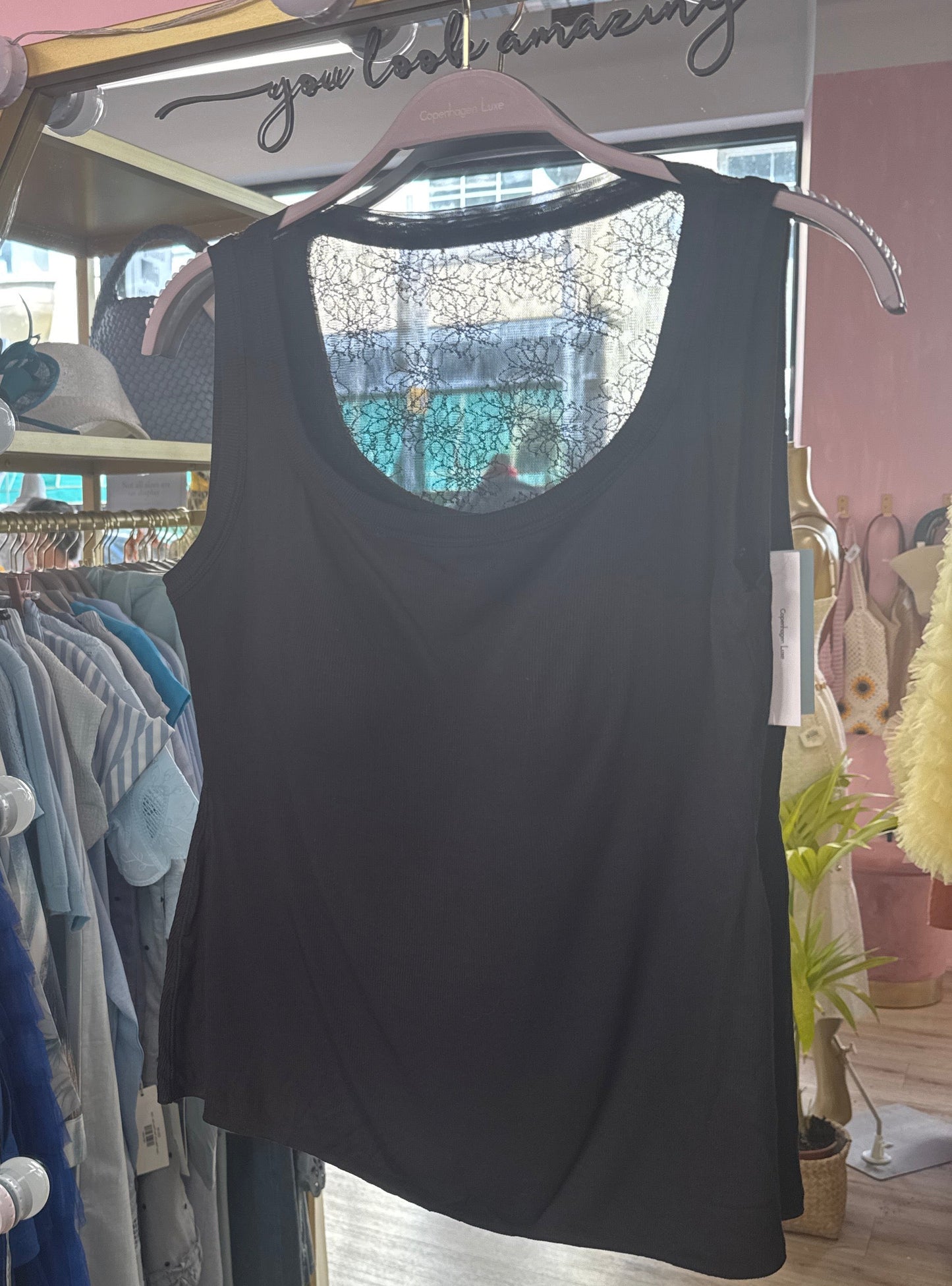 Classic Black Sleeveless Top