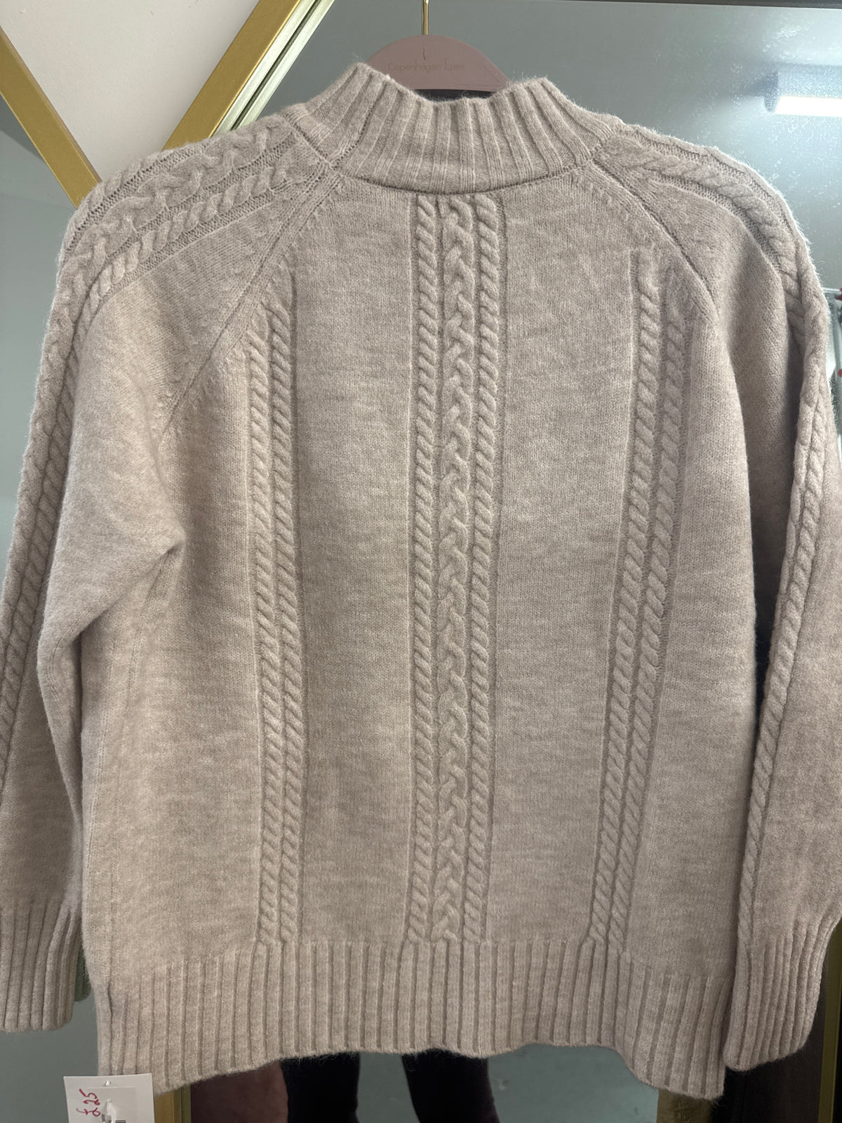 Ivory Cable Knit Sweater