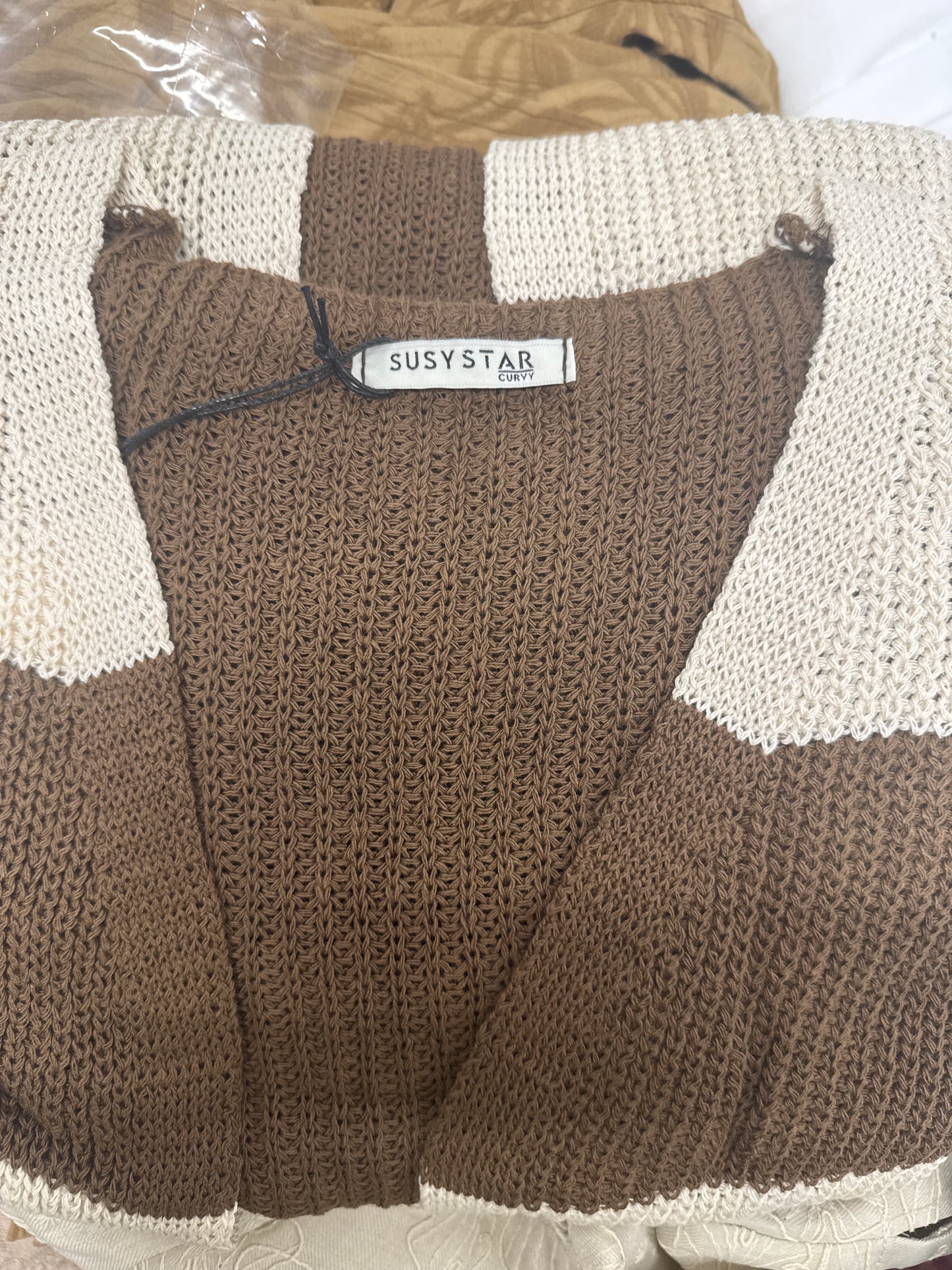 Oversized Stripe Cardigan