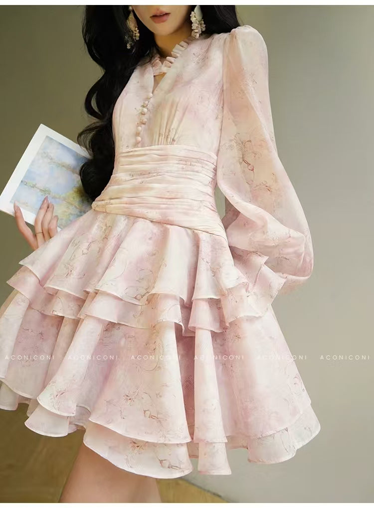 Ruffle Mini Dress – Soft Romantic Look