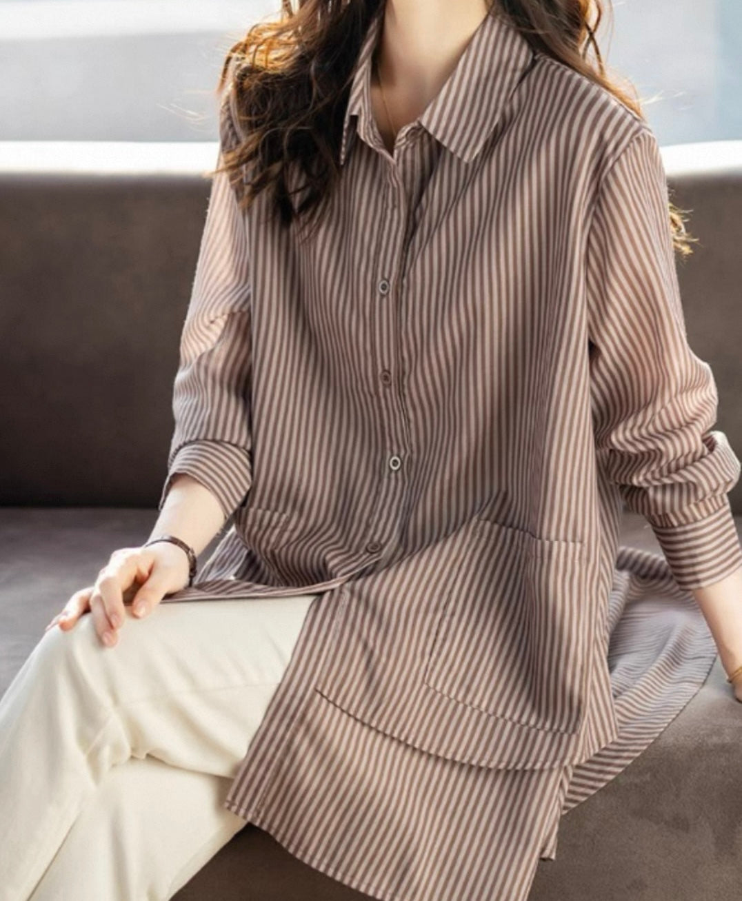 Striped Oversized Shirt