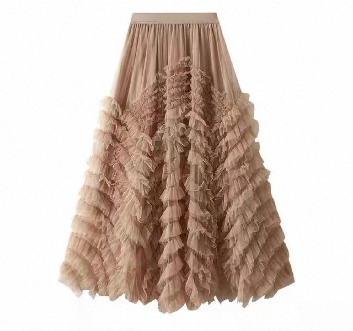 Layered Tulle Skirt