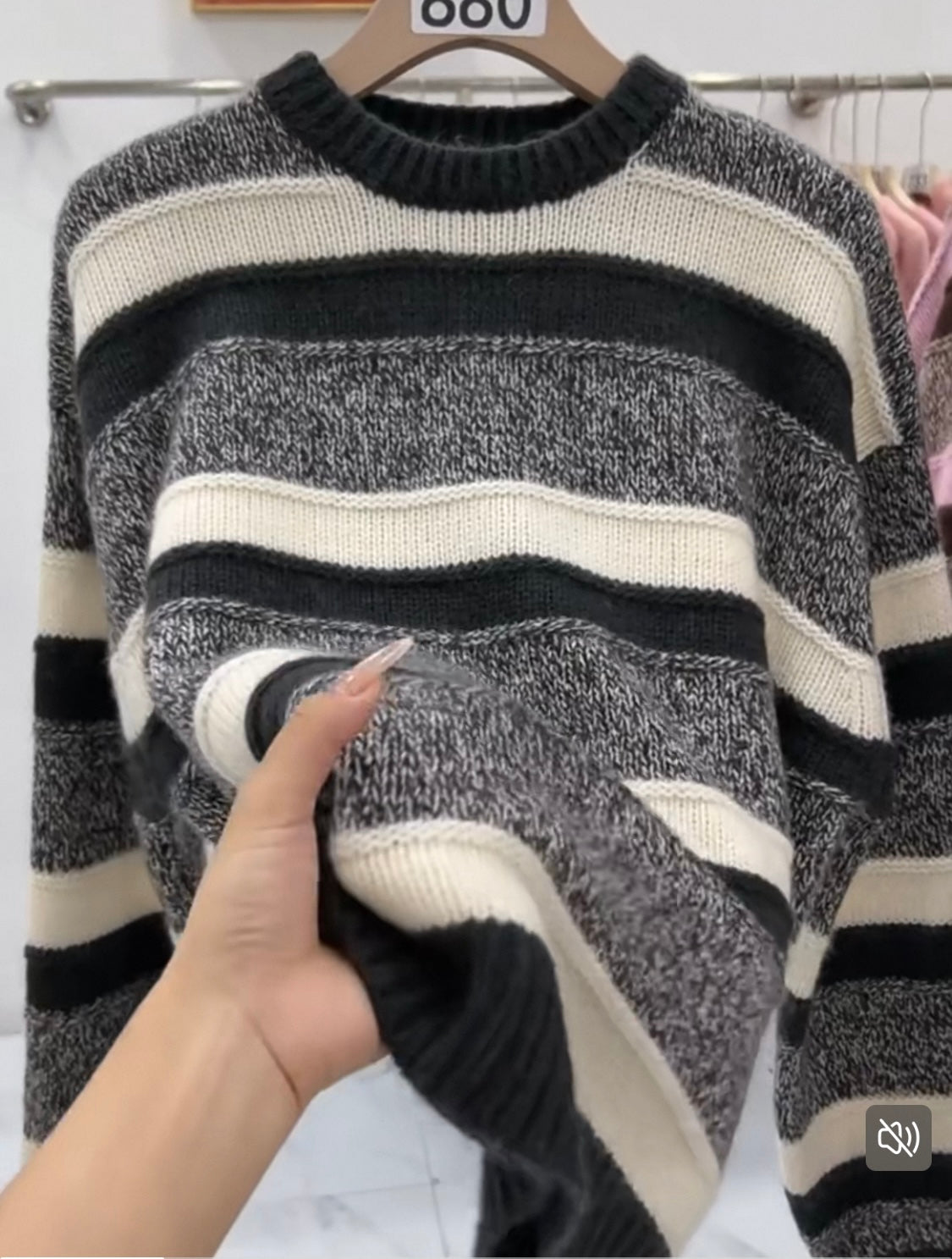 Striped Knit Jumper