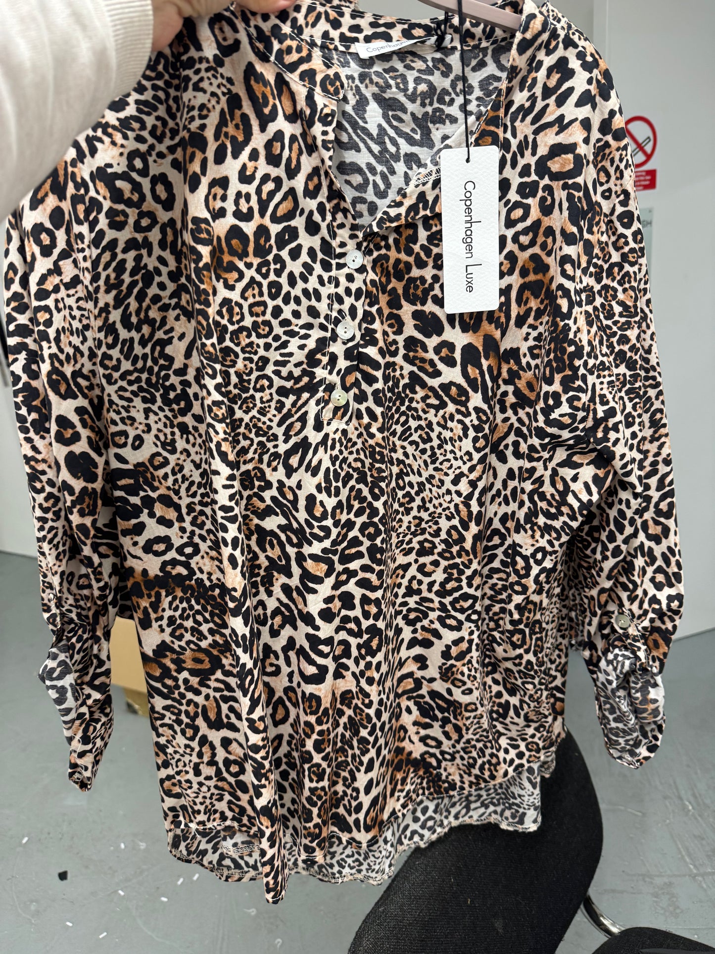 Leopard Print Blouse