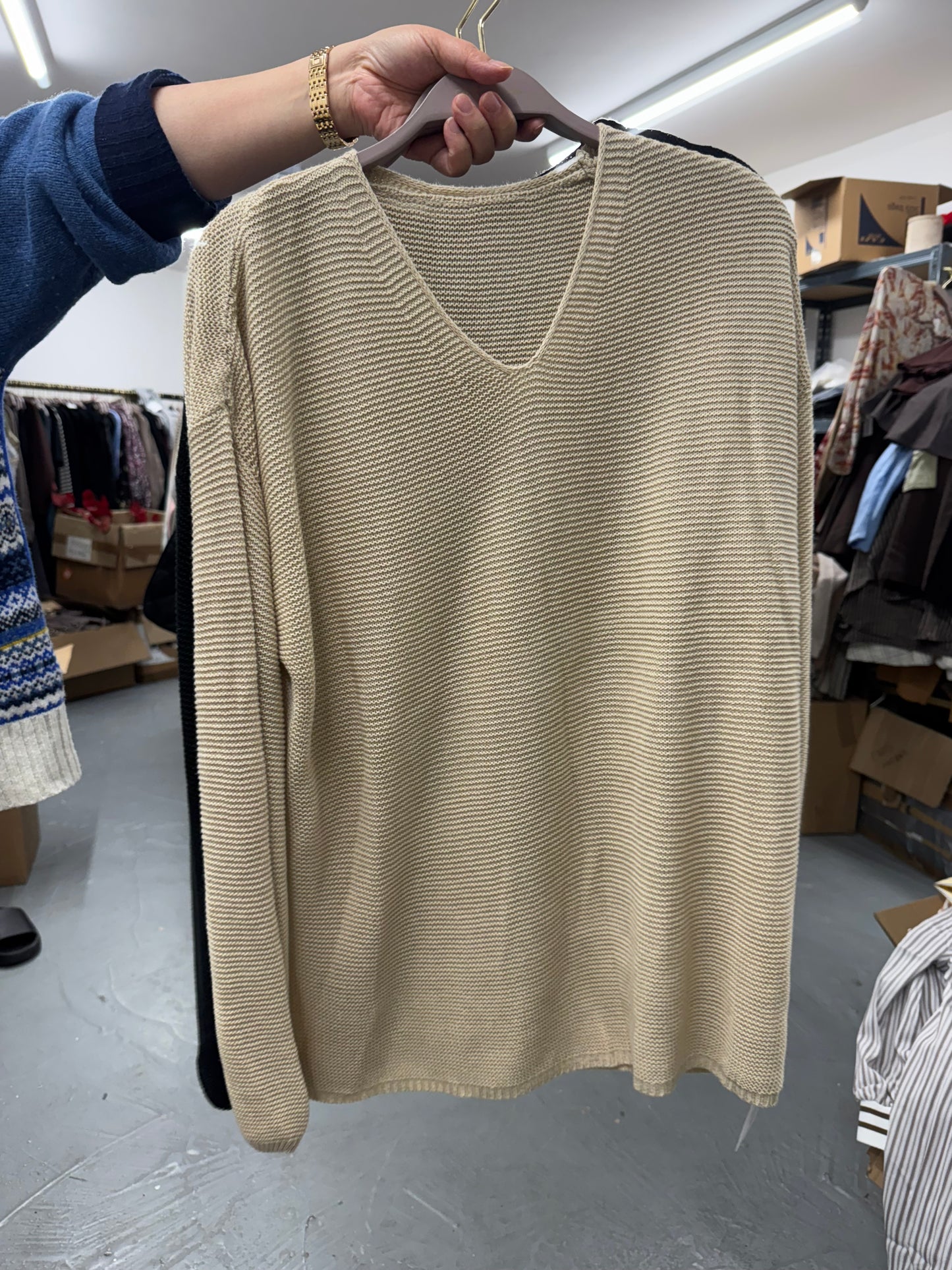 Elegant Textured Knit Top