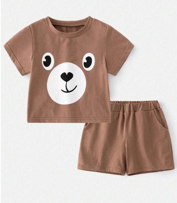 Cartoon Set T-shirt & Shorts