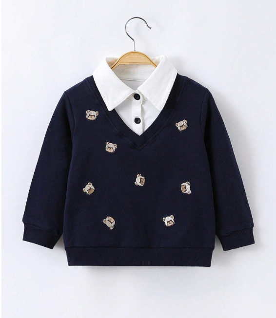 Embroidery 2 in 1 Sweatshirt