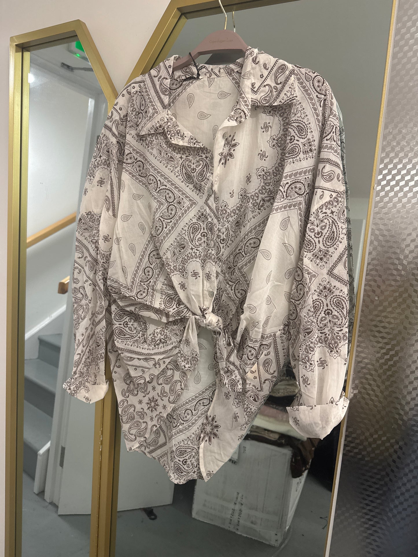 Paisley Print Relaxed Shirt