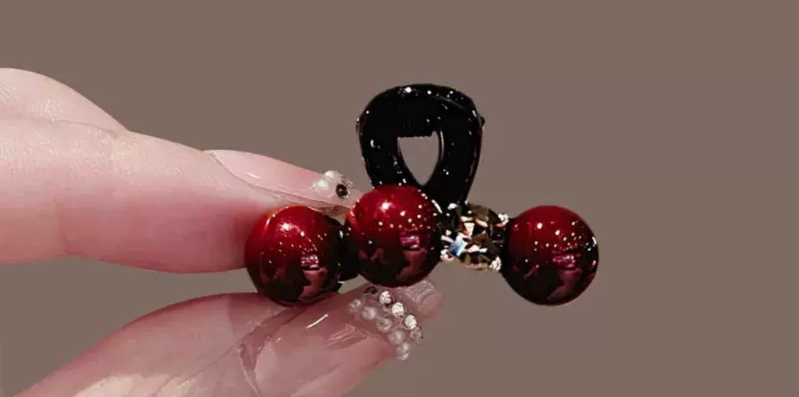 Mini Crystal Hair Claw Clip