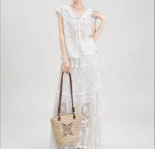 Romantic Lace Two-Piece Set