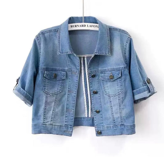 Cropped Denim Jacket