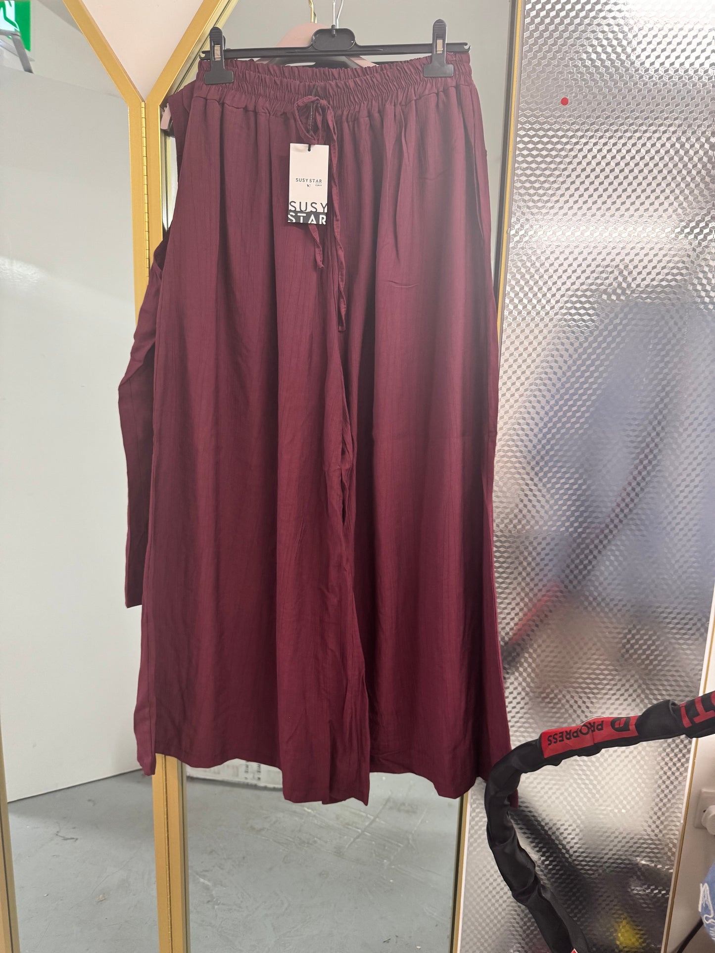 Wide Leg Palazzo Trousers