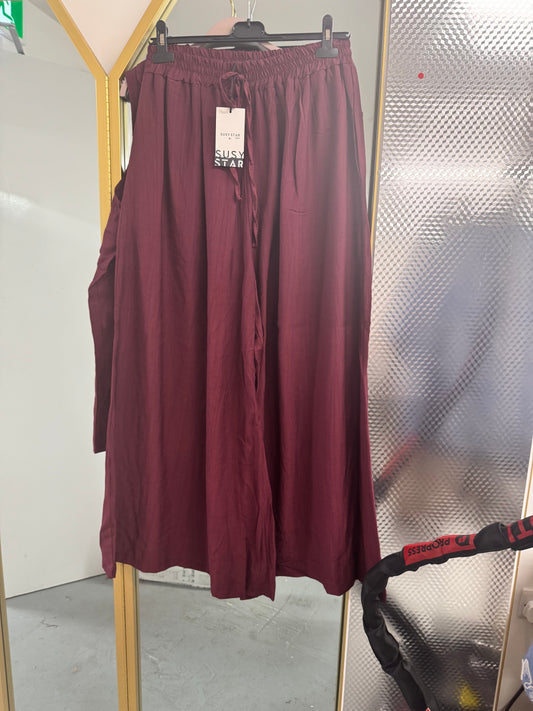 Wide Leg Palazzo Trousers