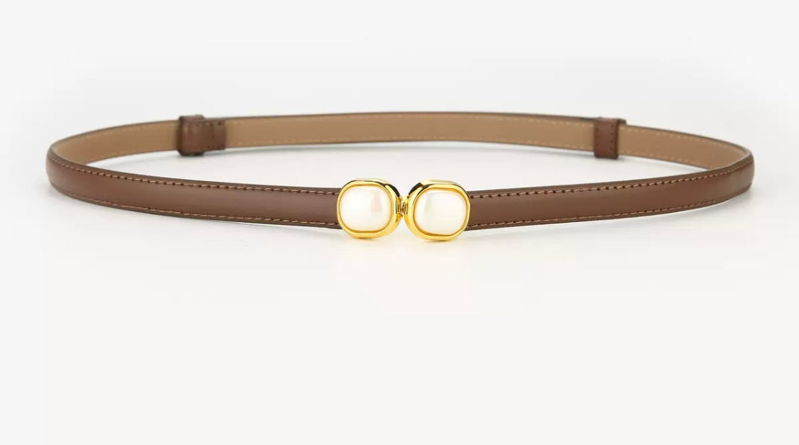 Belt with Double Accent Buckle