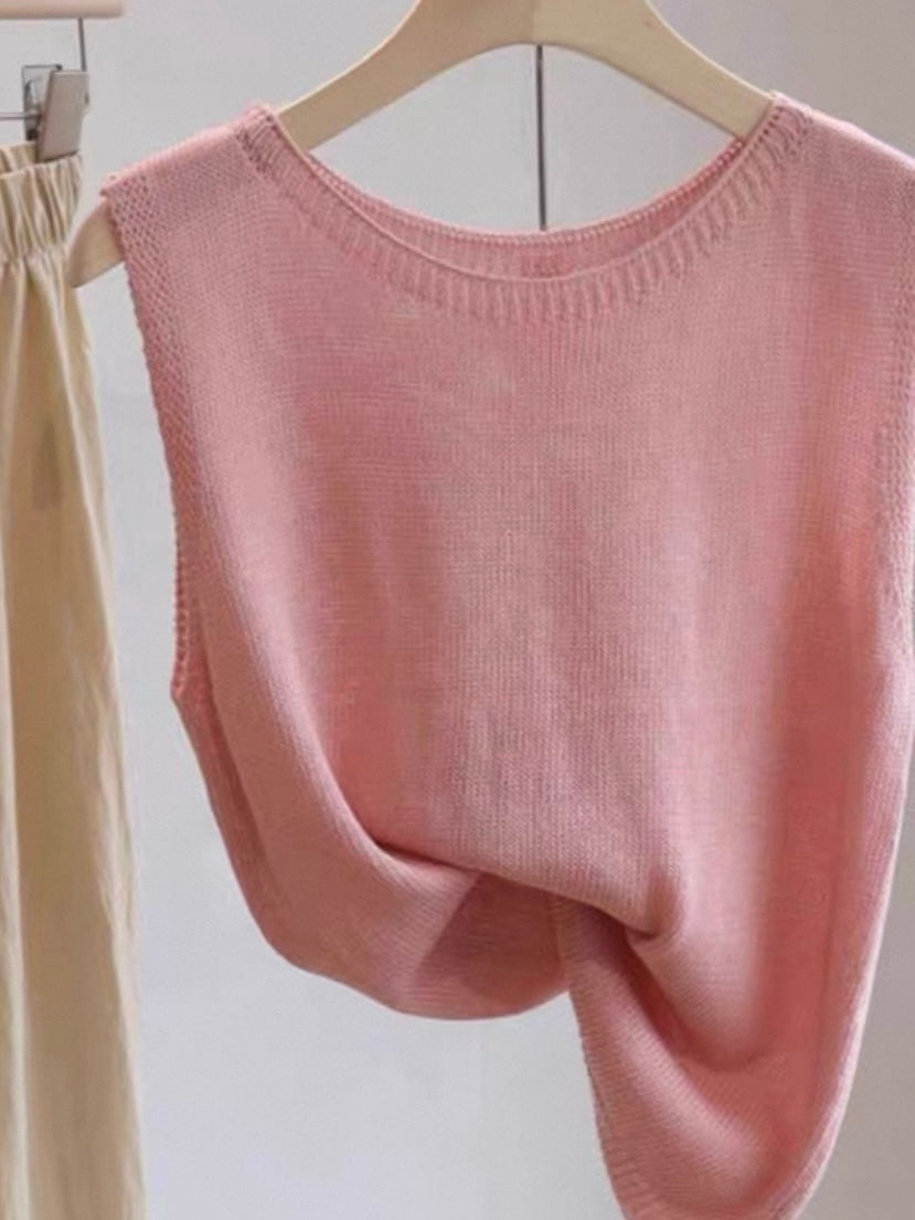 Sleeveless Knit Top