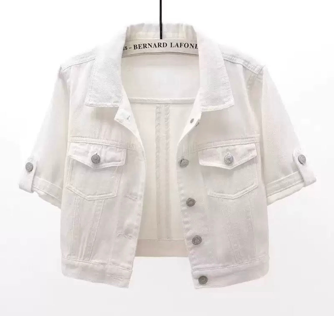 Cropped Denim Jacket