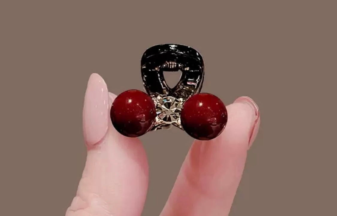 Mini Crystal Hair Claw Clip