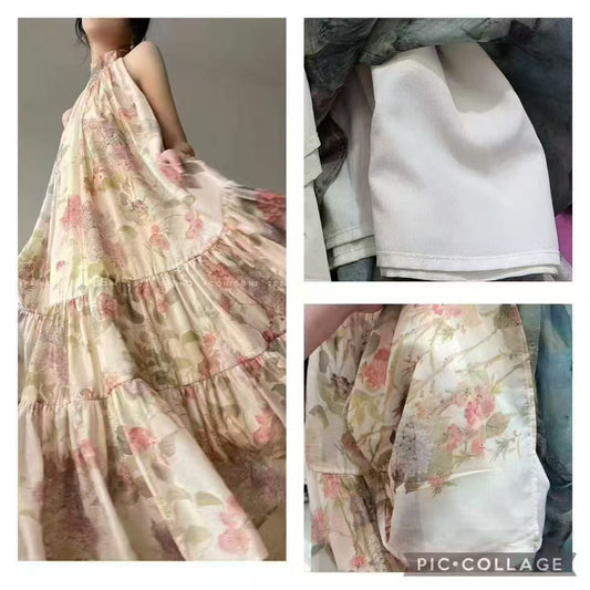Soft Floral Flow Dress