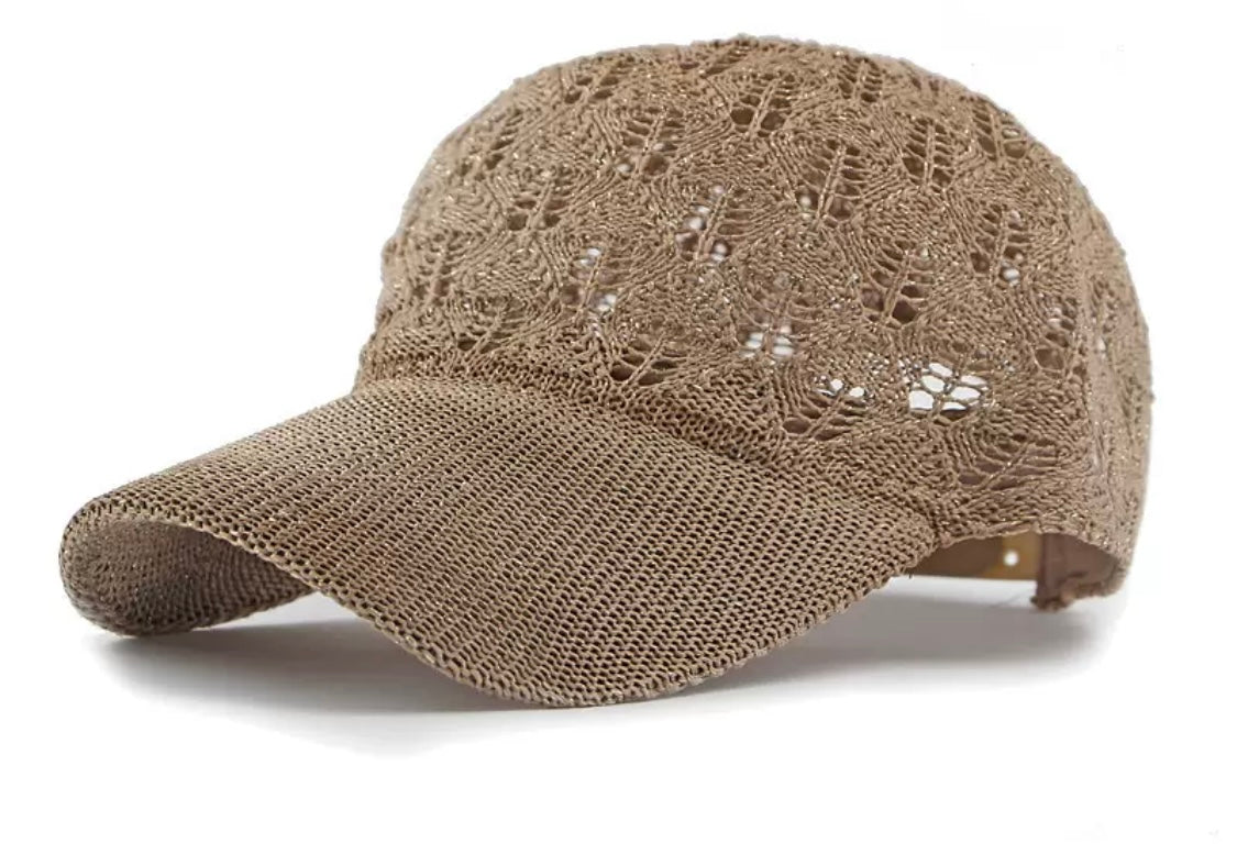 Lace Knit Summer Cap