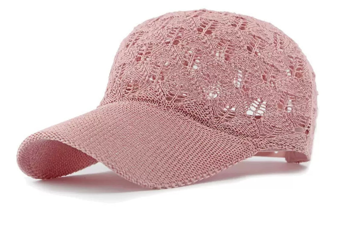 Lace Knit Summer Cap