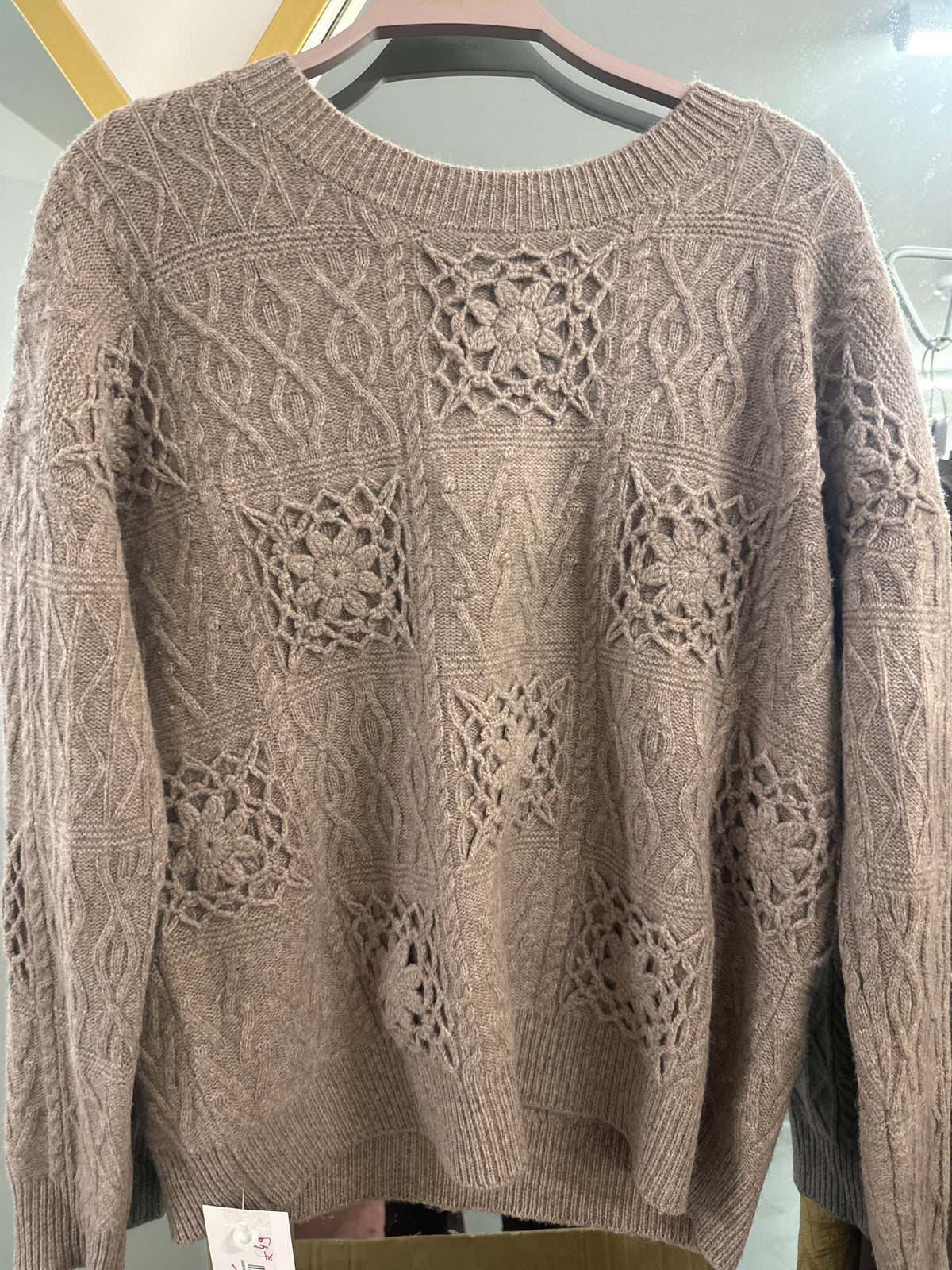 Crochet Knit Sweater