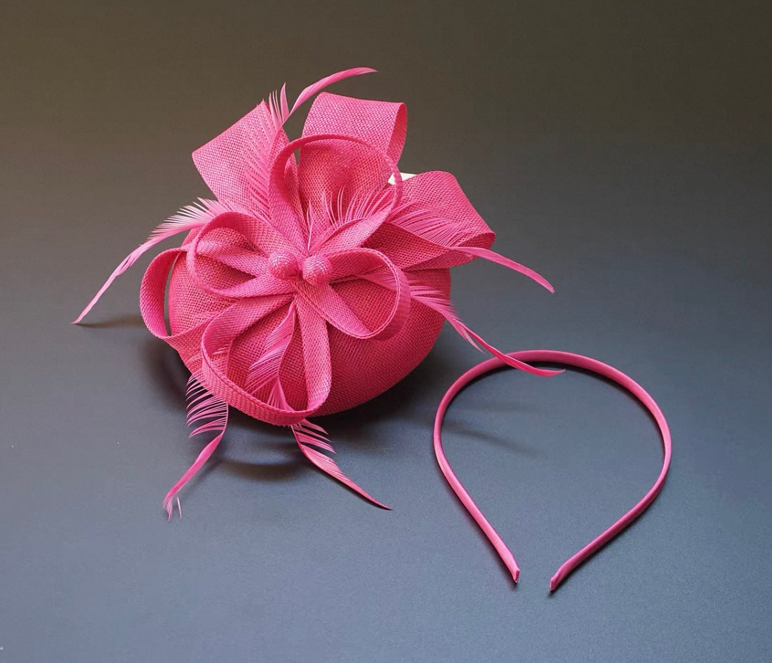 Elegant Fascinator Hat with Feathers
