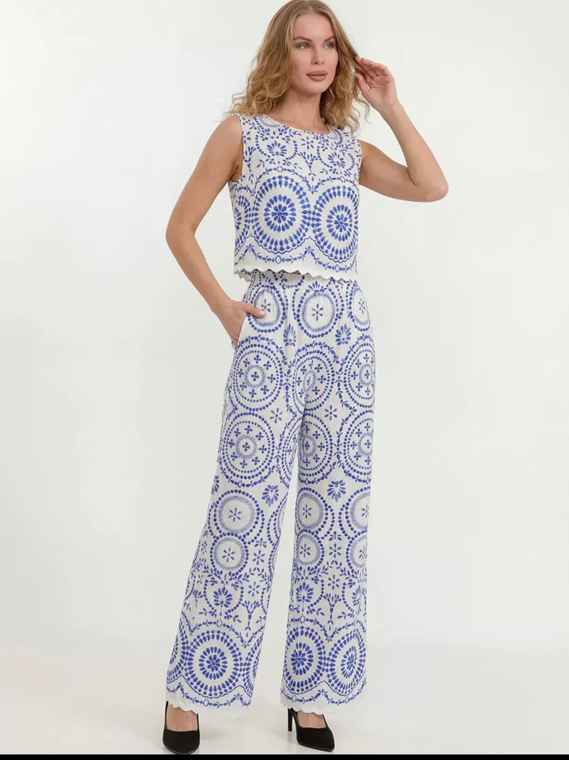 Mediterranean Print Co-Ord Set