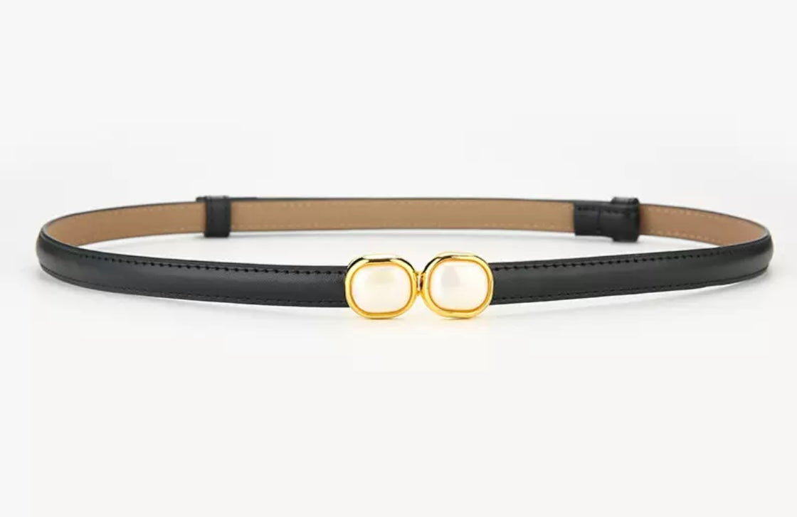 Belt with Double Accent Buckle