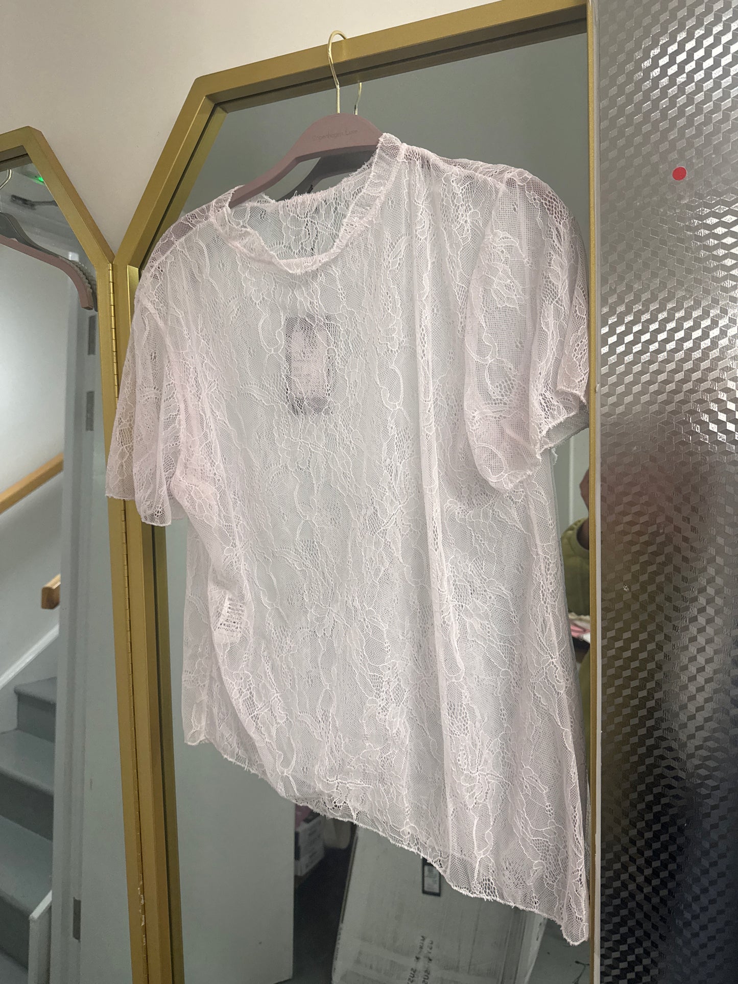 Lace Overlay Top