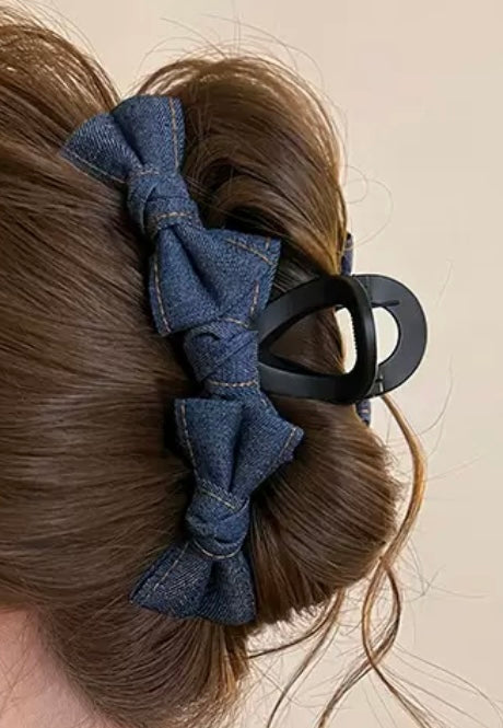 Bow Hair Claw Clips