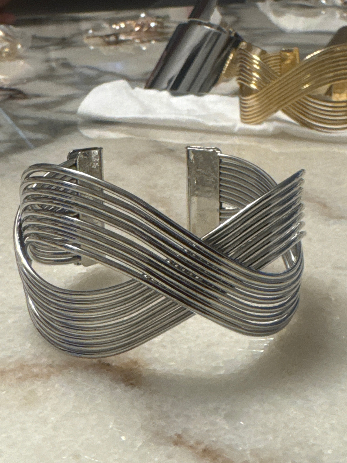 Women’s Statement Cuff Bracelets – Gold & Silver Tone