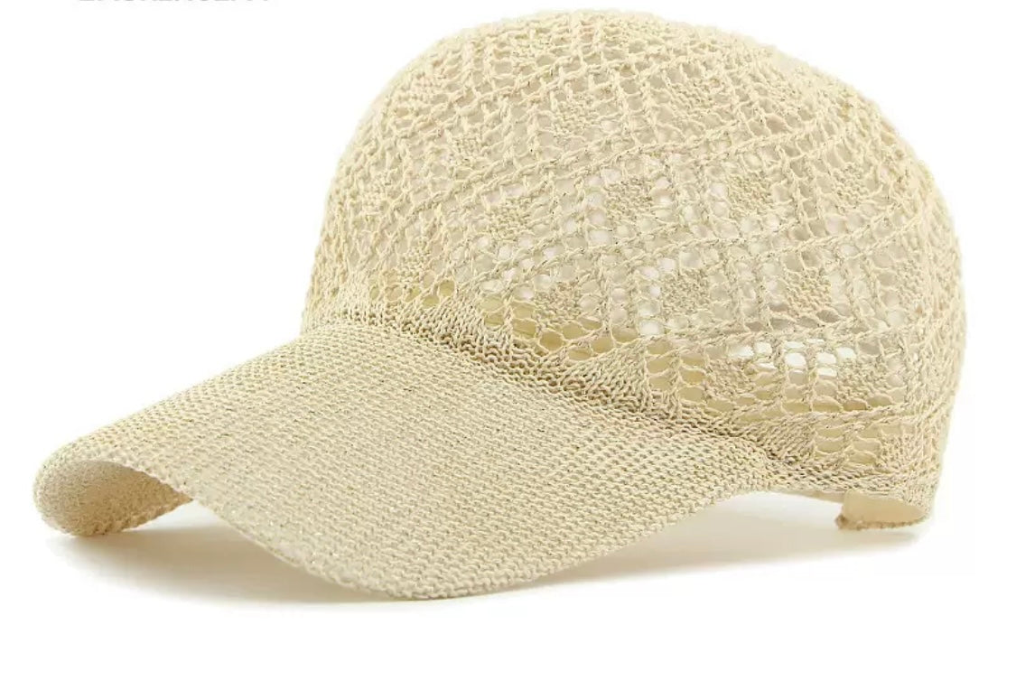 Lace Detail Summer Cap