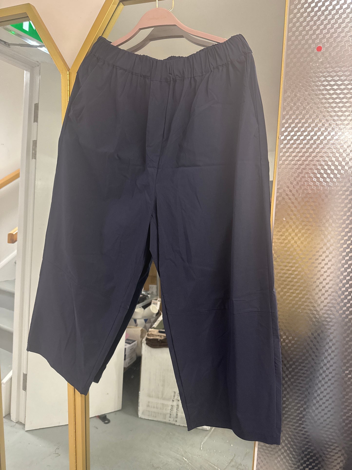 Relaxed Wide Leg Trousers
