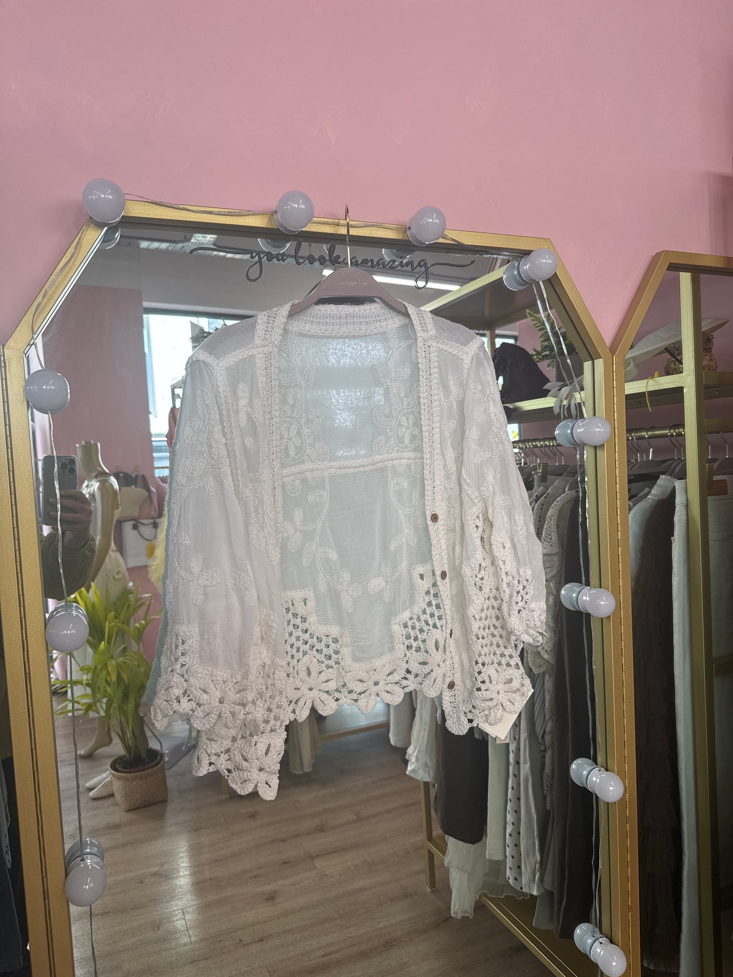 Crochet Lace Boho Blouse