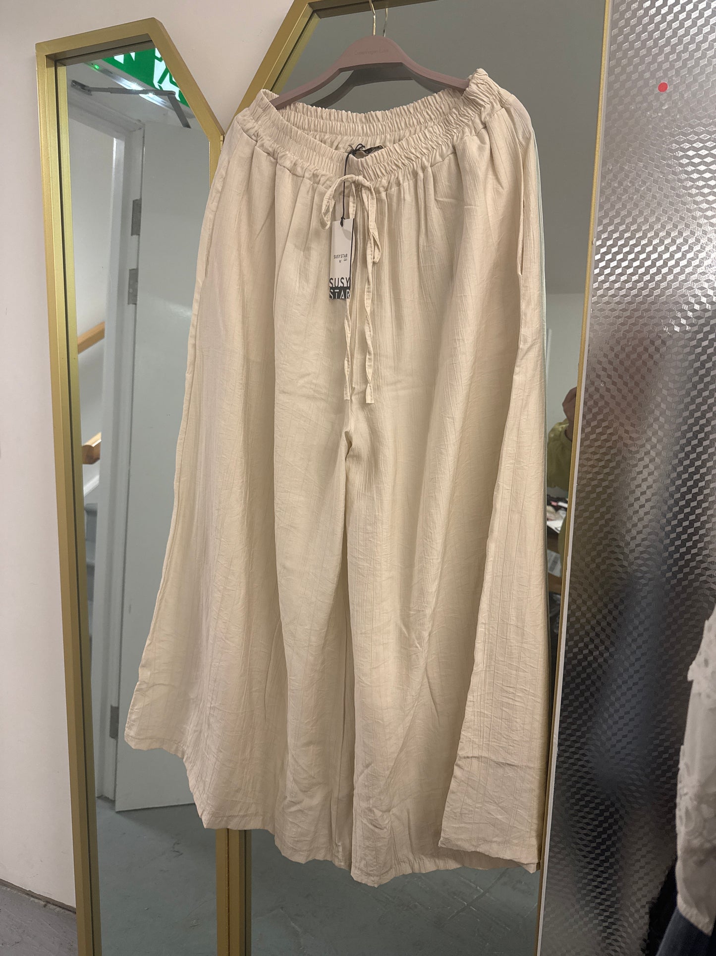 Wide Leg Palazzo Trousers