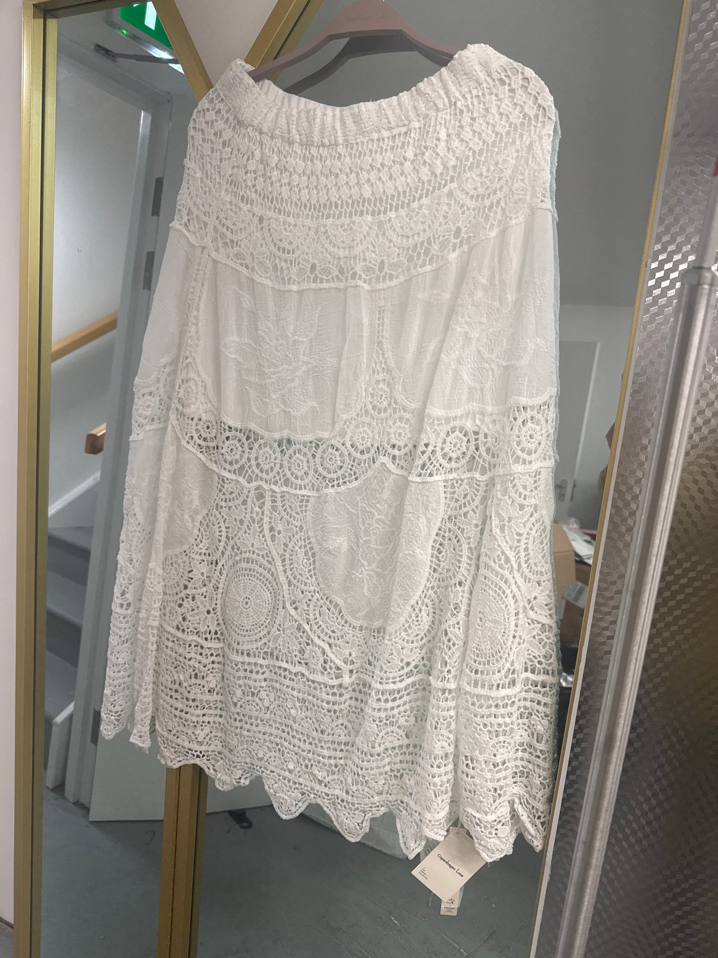 Lace Cotton Skirt (Boho Premium Look)