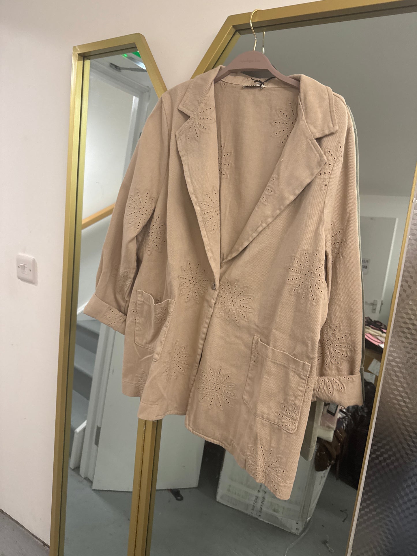 Broderie Anglaise cotton Jacket