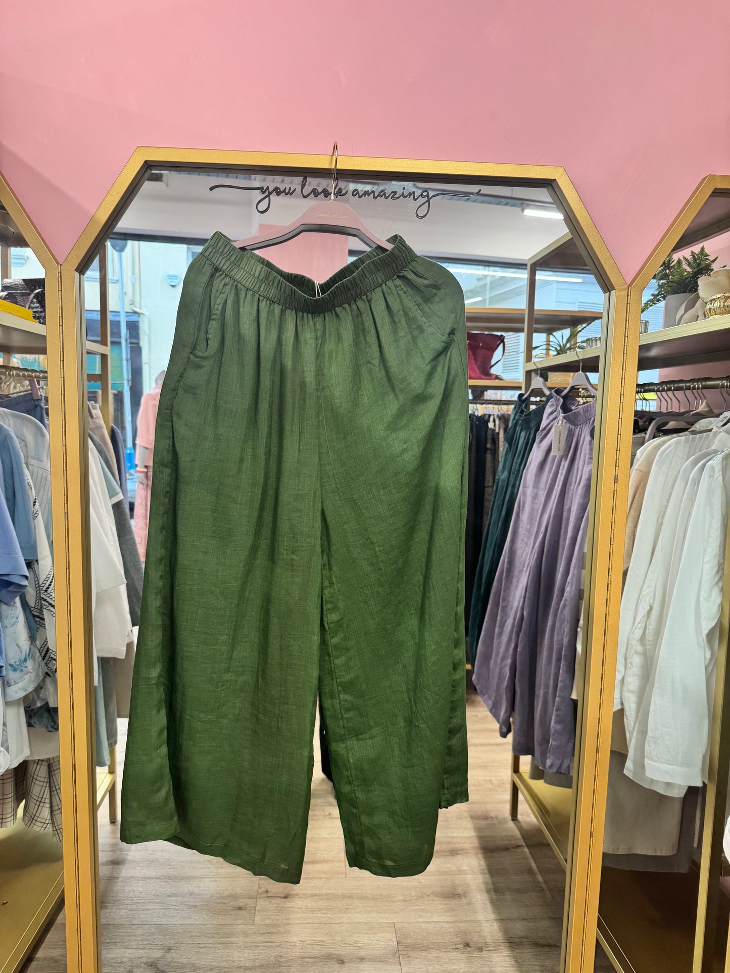 Relaxed Linen Trousers – Natural Comfort Fit