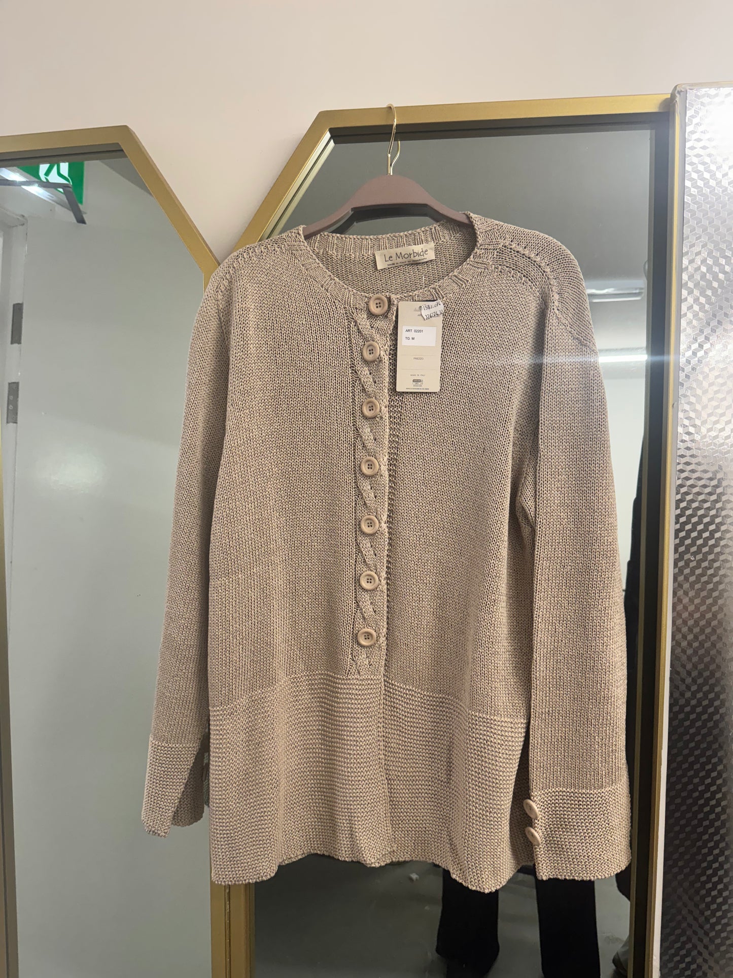 Le Morbide Long Cotton-Blend Cardigan