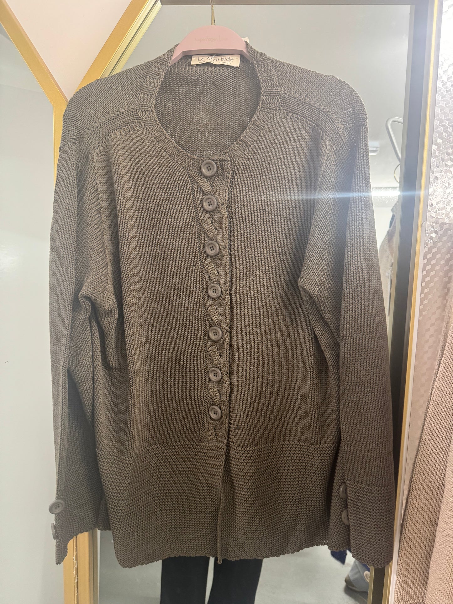 Le Morbide Long Cotton-Blend Cardigan
