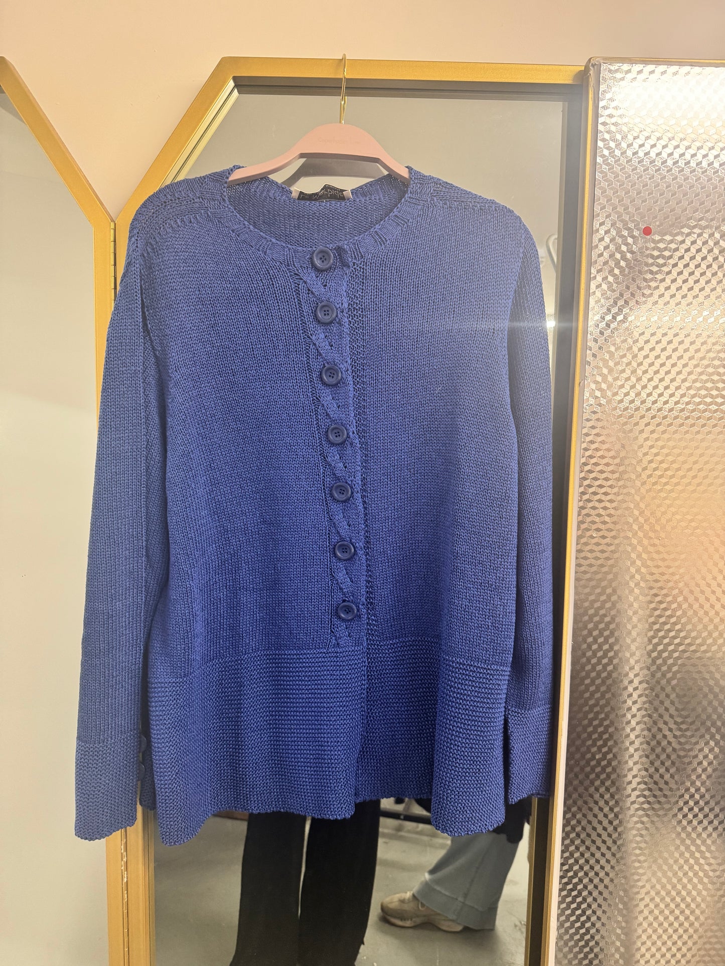 Le Morbide Long Cotton-Blend Cardigan