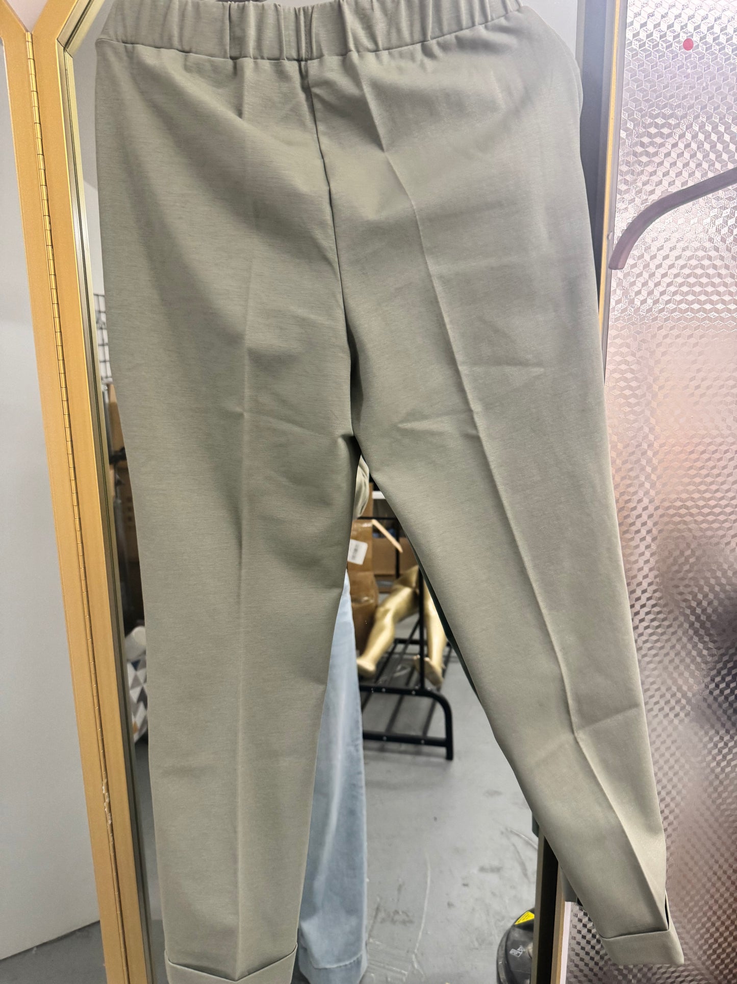 Cotton-Blend Stretch Trousers