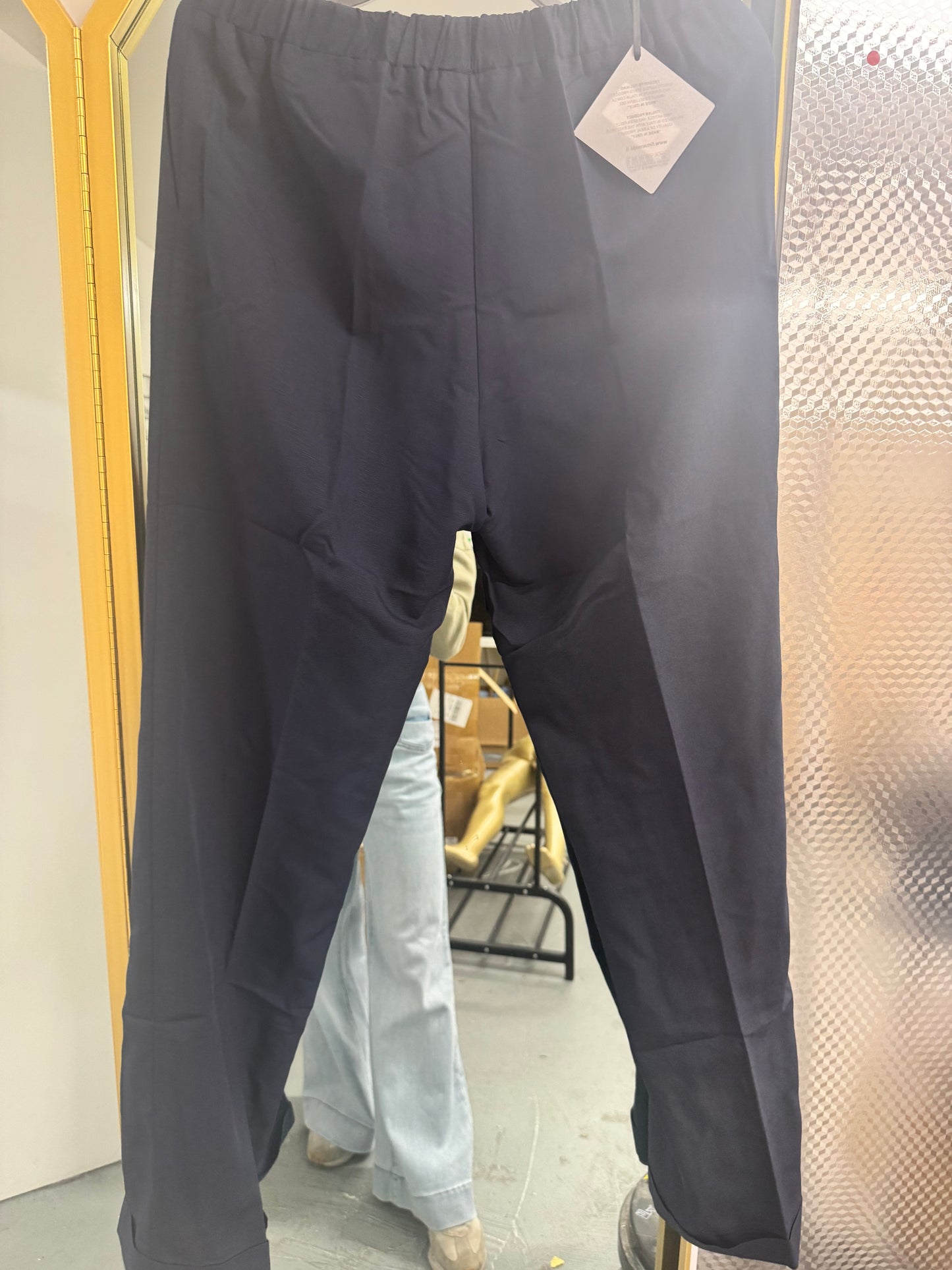 Cotton-Blend Stretch Trousers