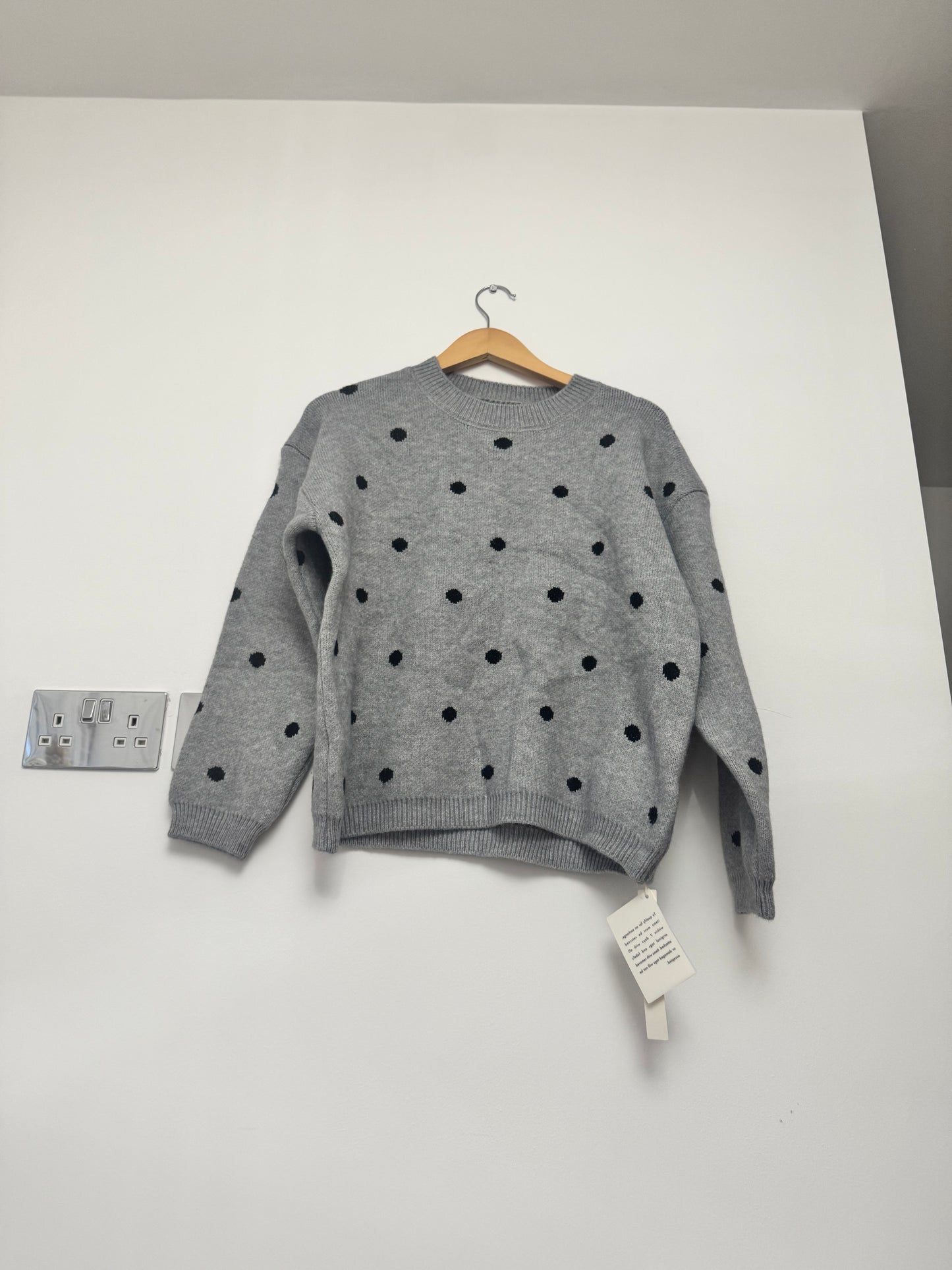 Women’s Polka Dot Knitted Jumper