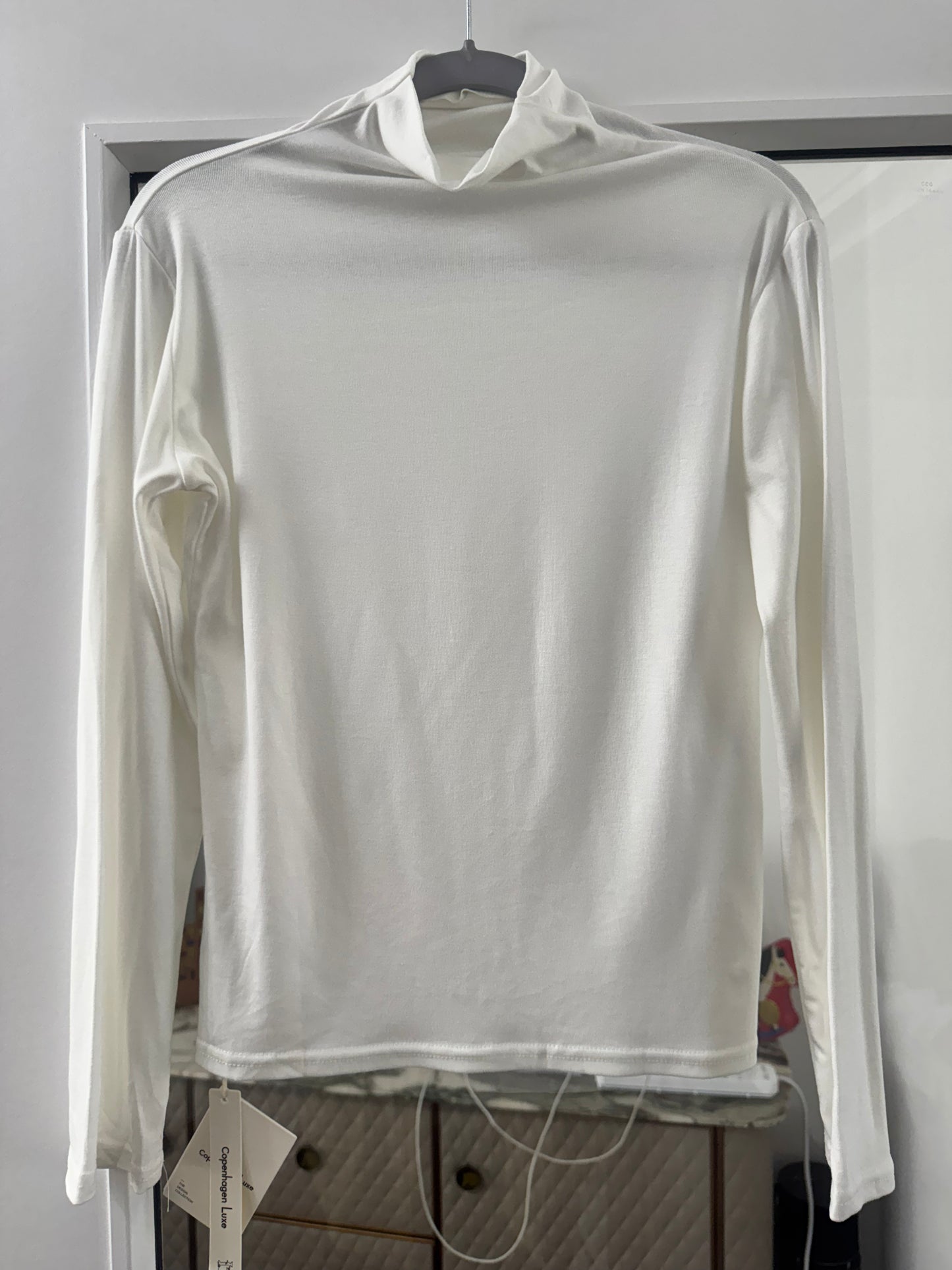 Soft High Neck Long Sleeve Top