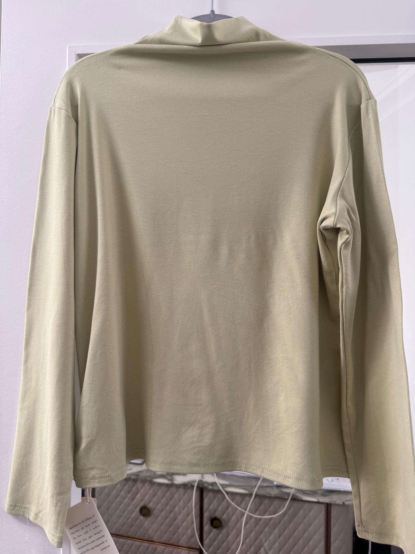 Soft High Neck Long Sleeve Top