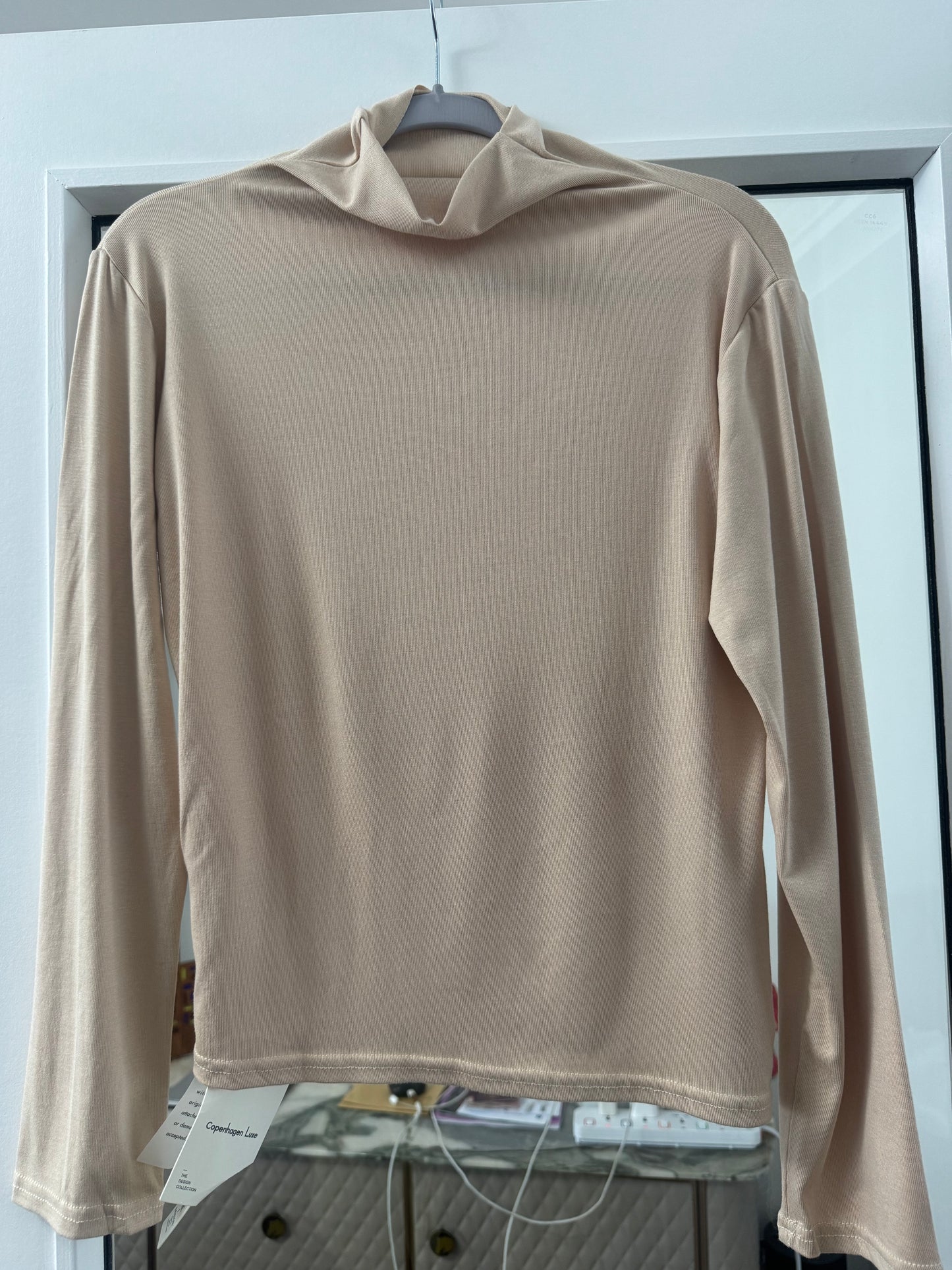 Soft High Neck Long Sleeve Top